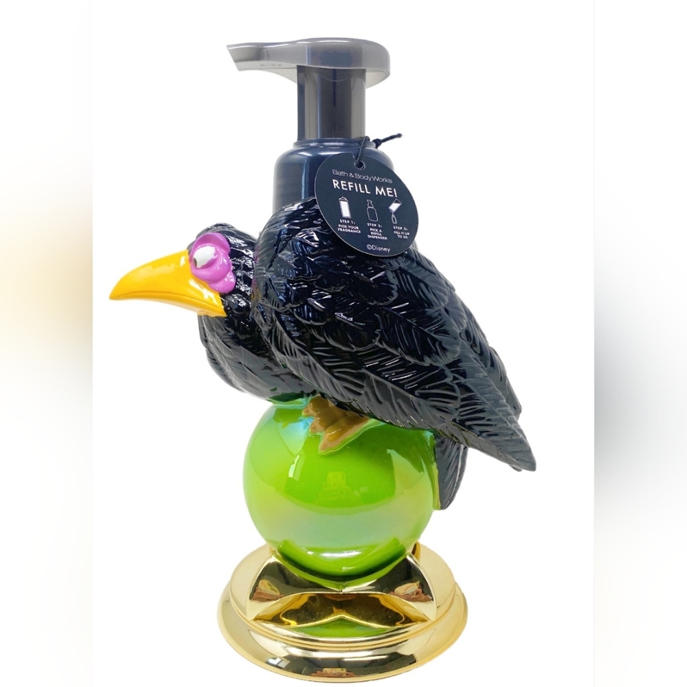 Disney Villains Bath And Body Works Maleficent Raven Soap Dispenser